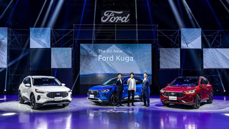 福特六和10/2日正式發表小改款Ford Kuga，導入Ford Pixel AI預判型動態照明、Ford Co-Pilot360TM Vision 2.2科技等多項先進科技，造就同級最強的配備涵養，拳擊國手林郁婷也以全台首位Ford Kuga金牌體驗員身份現身，呼應Kuga持續突破自我、專注進化的產品形象。(圖片提供：福特六和)